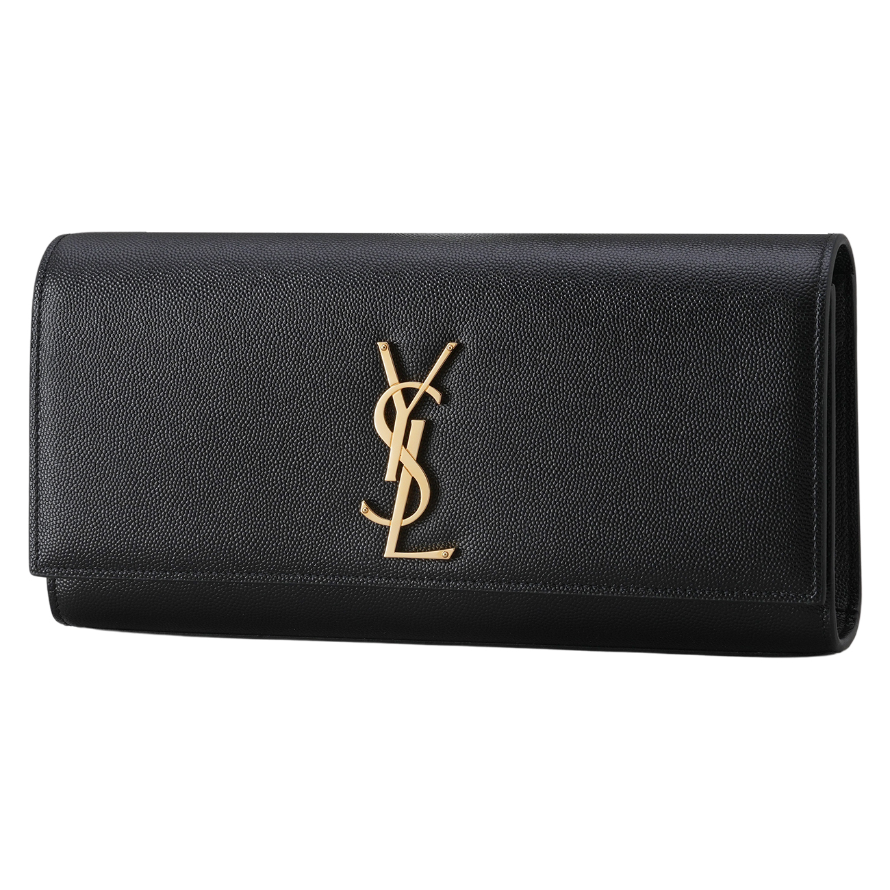 YVES SAINT LAURENT(USED)생로랑 326079 모노그램 케이트 클러치백 블랙금장